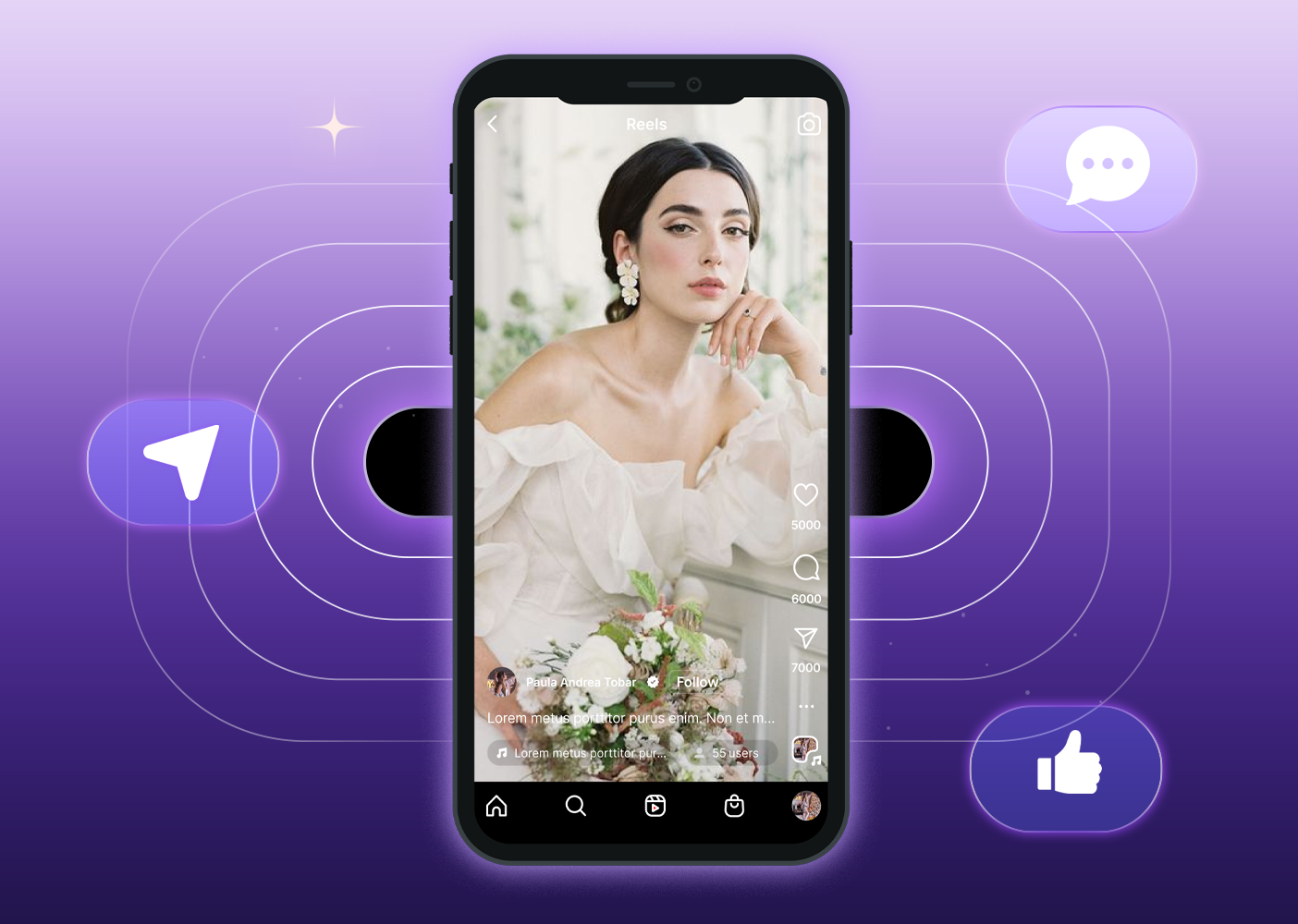Increased Engagement due to collaboration with Reelcut - Instagram Reel Video Editing Services